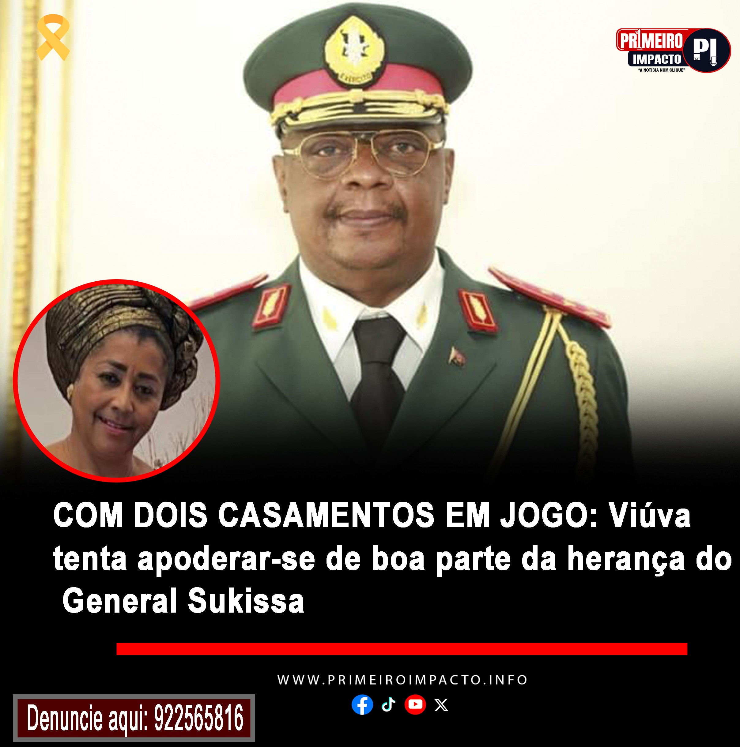 COM DOIS CASAMENTOS EM JOGO: Viúva tenta apoderar-se de boa parte da ...