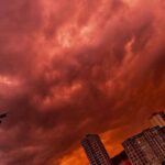 Céu da Venezuela torna-se vermelho após tragédia dos sismos