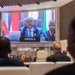 João Lourenço discursa na abertura da Cimeira Extraordinária da União Africana