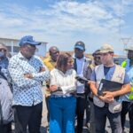 Ministro das Obras Públicas avalia execução das obras na EN 230 e nas vias de acesso ao mercado do 30